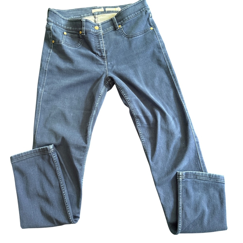 Maison Jules‎ Sophie Everyday Skinny Jeans Womens 8 Blue Denim Stretch Mid Rise